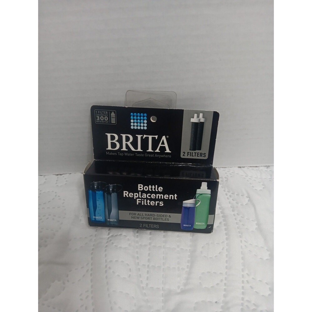 BRITA BB06 2PK Bottle Replacement Filters Fits Brita Hard-Sided & Sports Bottles